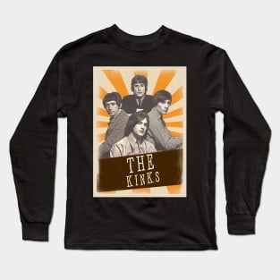 Vintage Aesthetic The Kinks 1980s Long Sleeve T-Shirt